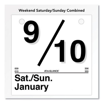 AT-A-GLANCE® "today Is" Daily Wall Calendar Refill, 6 X 6, White Sheets, 12-month (jan To Dec): 2022 freeshipping - TVN Wholesale